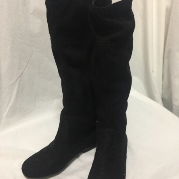 Girls Ivanka Trump Black Stretch Knee-high boots - Picture 4 of 8